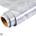 Elegant Marble Pattern PVC Wall Sticker for Home Decor, Peel & Stick Marble Effect Decal for Kitchen Cabinets, 10m Roll or 66sqf Roll. 