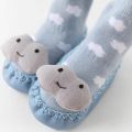 Children Toddler Shoes Autumn And Winter Boys And Girls Floor Socks Shoes Flat Bottom Non Slip Warm Solid Color Star Cloud Shape.
