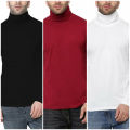 highneck for men combo (black,red & white). 