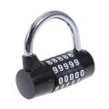 5 Digit Password Safety Lock Wide Shackle Combination Padlock New. 