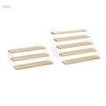 Multi-use Three Layer Clear Display Rack Makeup Dolls Ladder Riser Stand.