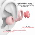 Professional Soundproof Earplug Silicone Ear Plugs Sleep Noise Reduction Filter for Ears Anti-Noise Soft Sponge Sleeping Earplug.