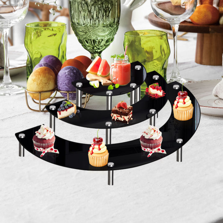 Qiunery%20Dessert%20Cupcake%20Stands%20Set%20Of%203%20Cup%20Cake%20Treat%20Stand%203%20Tier%20Acrylic%20Cupcake%20Stand%20Display%20Shelves%20Riser%20Dessert%20Display%20Tower%C2%A0For%20Party%20Wedding%20Collectibles%20Figures%20-%20Image%207