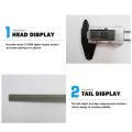 Digital Vernier Caliper 6 Inch 0-150mm Stainless Steel Caliper LCD Electronic Carbon Fiber Altimeter Micrometer Measuring Tool-D.