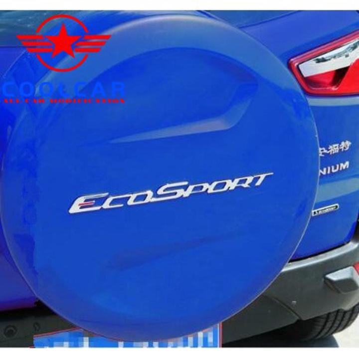 ECOSPORT LOGO Car Rear Spare Tire Emblem Trim Sticker for Ford Ecosport 2013 2014 2015 2016 2017 Accessories