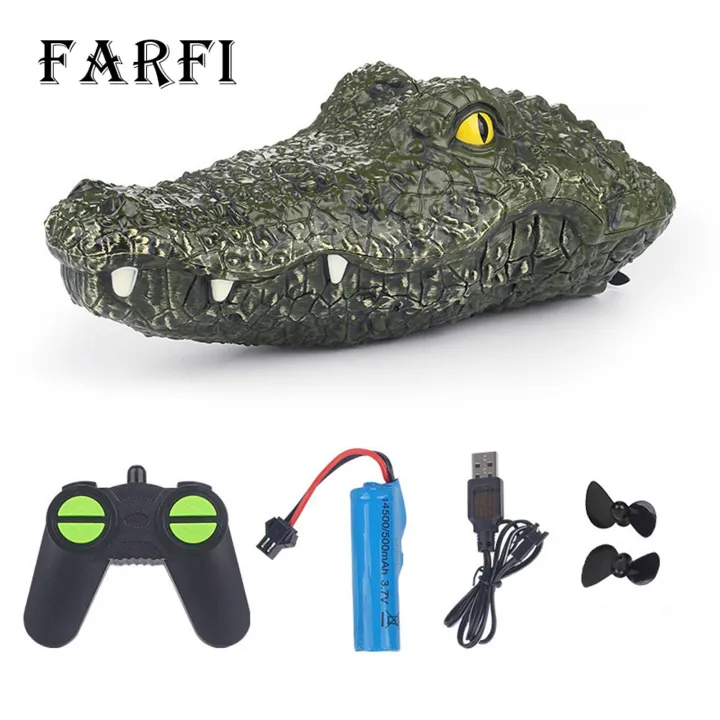 Rc Crocodile Head Remote Control Crocodile Head Boat Toy for Kids Fun Summer Pool Toy for Boys Girls in Asia Educational Crocodile Head