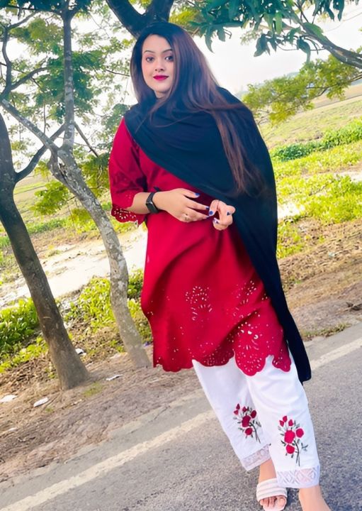 Aariz super shop Pakistani Laser Cut Gorgeous Unstitched 2 Piece Dress Not  Three Piece | Daraz.com.bd