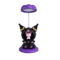 Kawaii Kuromi My Melody Folding Eye Protection Table Lamp Anime Sanrio Girly Heart Cute Bedroom Bedside Night Light Cartoon lamp. 