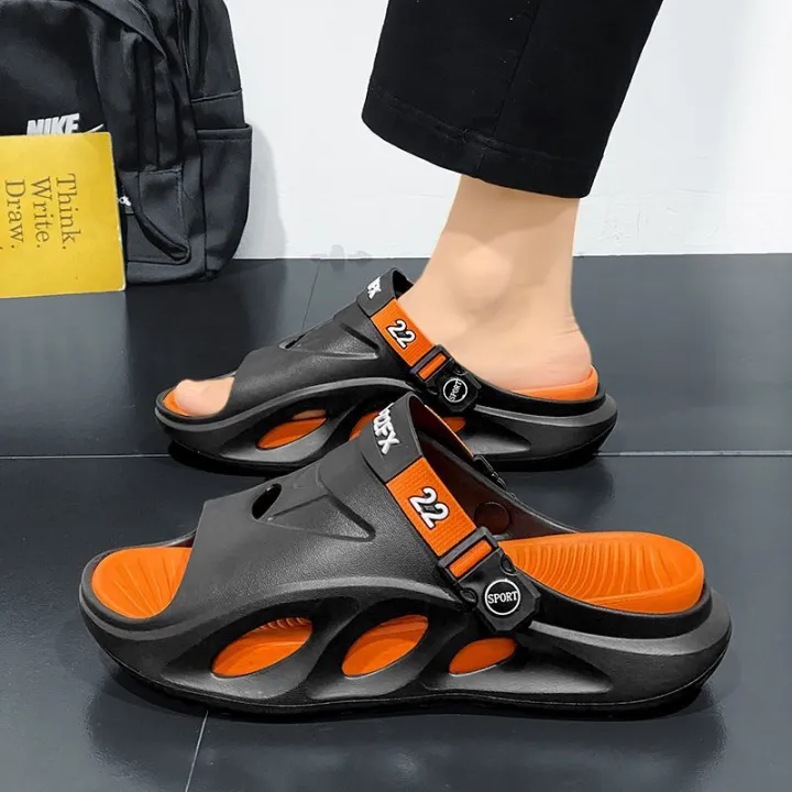 Sandal%20Slippers%20Men's%20Summer%20Outdoor%20Outdoor%20Non-Slip%20Dual-Use%20Driving%20Sports%20Leisure%20Platform%20Beach%20Shoes%20-%20Image%203