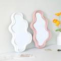 Frameless Wall Mirror Stylish Rectangular Wall-Mounted Bedroom Mirror Lightweight Kawaii Bathroom Mirror for Home Decor Living Room Accessory Beauty Routine Interior Design Housewarming Gift.