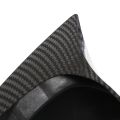 Car Carbon Fiber Ox Horn Rearview Side Glass Mirror Cover Trim Frame Side Mirror Caps for 2004 2005. 