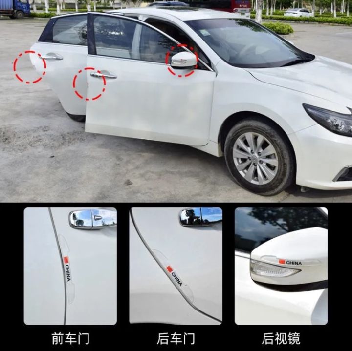 4PCS/Set%20%20Anti%20Scratch%20Rear%20View%20Mirror%20Car%20Door%20Edge%20Protector%20Stickers%20Strips%20For%20Toyota%20-%20Image%204