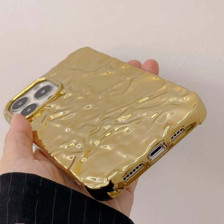 Luxury%20Plated%20Gold%20Tin%20Paper%20Phone%20Case%20for%20iphone%2015%2014%2013%2011%2012%20Pro%20Max%20X%20XS%20Max%20XR%20Water%20Ripple%20Shockproof%20Soft%20Cover%20Men%20-%20Image%206