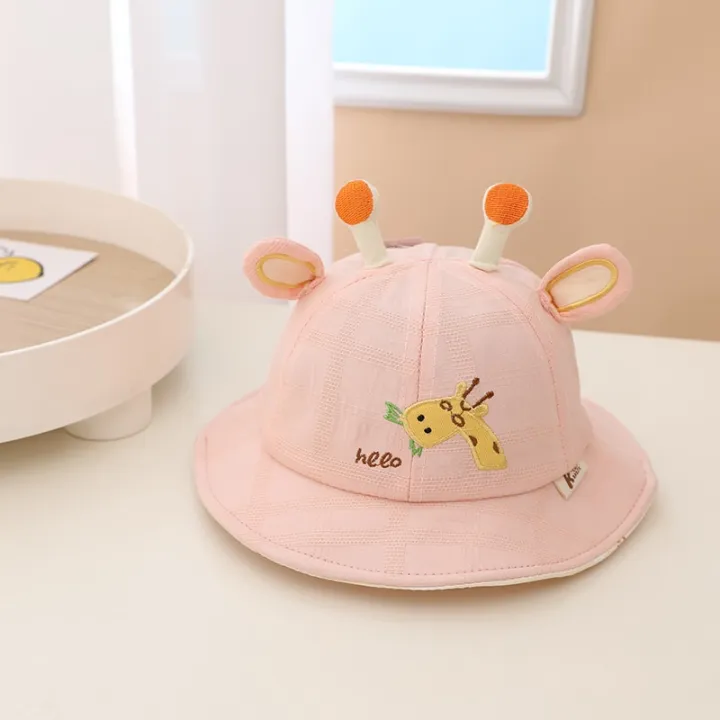 Giraffe%20Ears%20Baby%20Bucket%20Hat%20For%202022%20New%20Summer%20Outdoor%20Boys%20Girls%20Soft%20Sun%20Hats%20Lovely%20Cartoon%20Toddler%20Children%20Fisherman%20Cap%20-%20Image%207