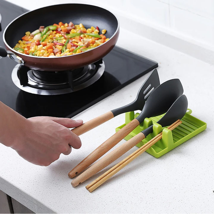 Spoon Set with Holder And Durable Spoon Stand for Kitchen Organization