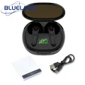 Fast Transmission Headphone Wireless Earbuds with Touch Control Digital Display Waterproof Bluetooth Earphones for Stereo Sound Compatible with Wireless Charging Case. 