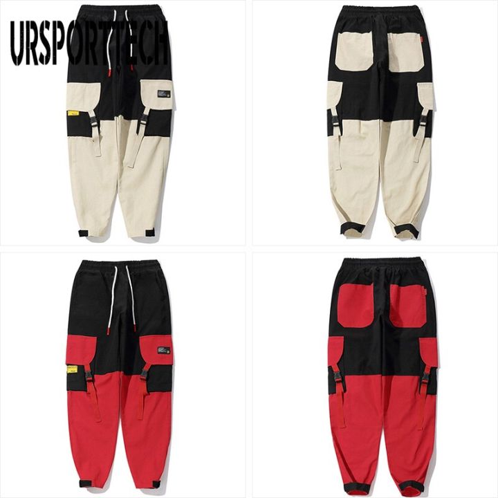 Spring%20Hop%20Red%20Mens%20Joggers%20Pants%20Fashion%20Casual%20Male%20Harem%20Cargo%20Pants%20Multi-pocket%20Ribbons%20Man%20Sweatpants%20Streetwear%20-%20Image%206