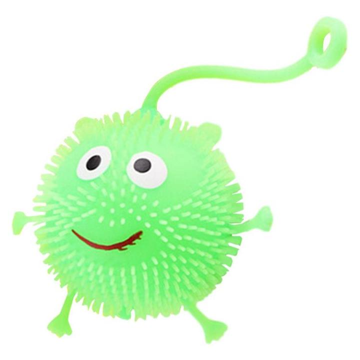 LED Light Ball Smile Face Bouncy Ball Flashing Ball Sensory Toy Light up Glowing Balls Sensory Bouncy Toy Squeeze Sensory Toys Christmas Gift Goodie Bag Filler dutiful