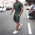 2023 Summer Men Suit Fashion Men Street Short Shirts Shorts Pants Casual Oversized Comfortable 2 Peice Sets Jogging Training Set.