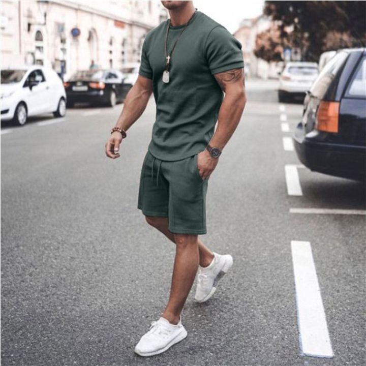 2023%20Summer%20Men%20Suit%20Fashion%20Men%20Street%20Short%20Shirts%20Shorts%20Pants%20Casual%20Oversized%20Comfortable%202%20Peice%20Sets%20Jogging%20Training%20Set%20-%20Image%205