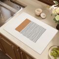 Placemat Super Absorbent Dish Drying Mat Diatomaceous Quick Dry Draining Mat Non-slip Drain Pad Kitchen.