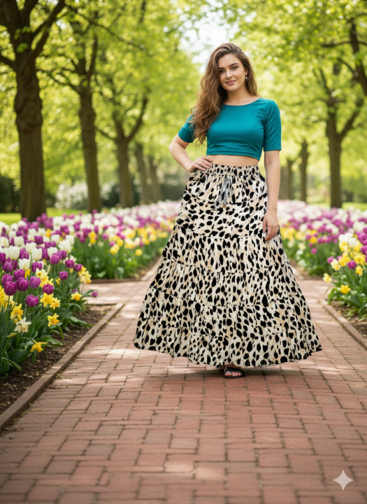 Regular%20Use%20Long%20Skirt%20For%20Ladies%20/%20Girls%20-%20Image%204