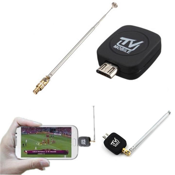 Mobile TV Receiver HD USB Digital TV Tuner DVB-T2 DVB-T with Micro Antenna for Android Phone Tablet Pad TV HDTV Dongle