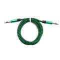 Aluminum Alloy Male To Male Audio Cable Audio Line Color Braided Cable. 