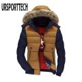 Winter Jacket Men Warm Parkas Thick Warm Cotton Padded Male  Overcoat Slim Zipper Hooded Bomber Jackets Mens Clothing. 