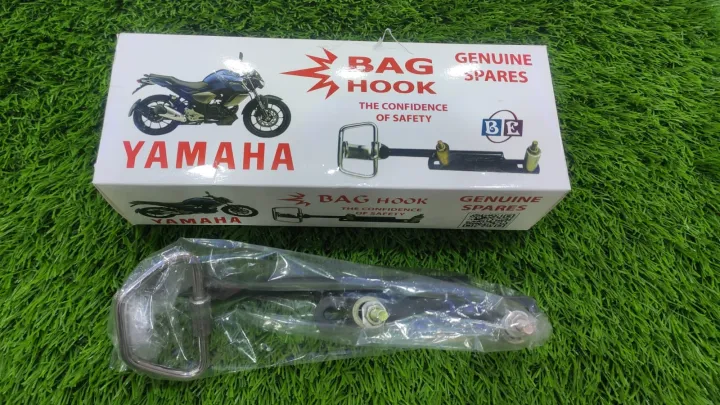 Motorcycle%20SS%20Bag%20Holder%20Or%20Bag%20Hook%20With%20Upper%20Cover%20For%20Yamaha%20FZ%20V3%20Bike%20(BS4%20Engine)%20-%20Image%202