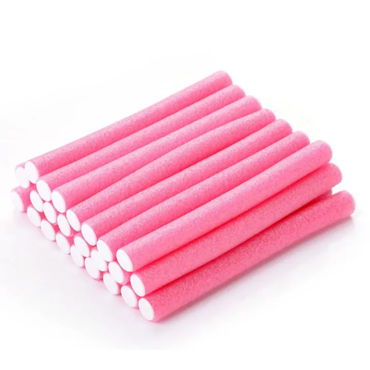 10 Pcs Foam Curlers Fashion Curler Makers Soft Foam Bendy Twist Curls Tool DIY Styling Hair Tools Accessories Color Random