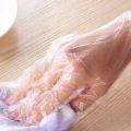100 Pcs Disposable Food Prep Gloves /100 Piece Plastic Food Safe Disposable Gloves/Plastic Handgloves/Hand Gloves For Outdoor/Food Handling, Transparent, One Size Fits Most - Gloves. 