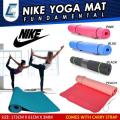 Yoga And Gym Mat - 8mm Blue.