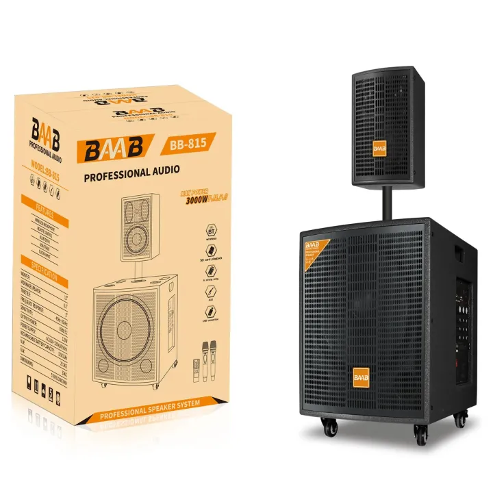 NDR%20BAAB%2015%20Inch%201000W%20Professional%20Active%20Square%20DJ%20Stage%20Sound%20Home%20Theatre%20Cinema%20Audio%20Plastic%20Full%20Frequency%20PA%20Speaker%20-%20Image%202