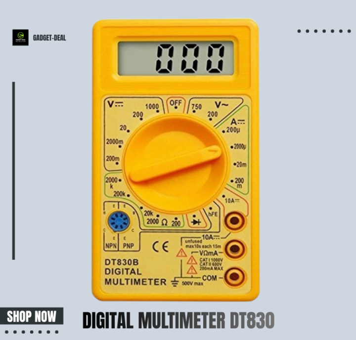 DT 830 Digital Voltage Multimeter