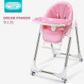 Baby High Chair Baby Plastic Dining Table High Chair Baby Feeding Chair With Wheel.