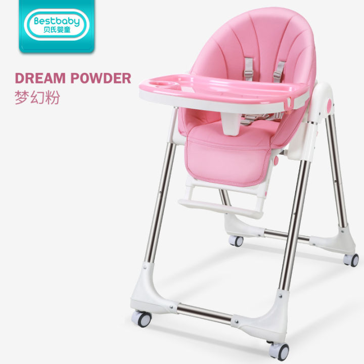 Baby%20High%20Chair%20Baby%20Plastic%20Dining%20Table%20High%20Chair%20Baby%20Feeding%20Chair%20With%20Wheel%20-%20Image%202