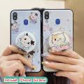 Durable Cartoon Phone Case For Samsung Galaxy M20/SM-M205FD Back Cover Glitter Protective Simplicity TPU cute Waterproof.