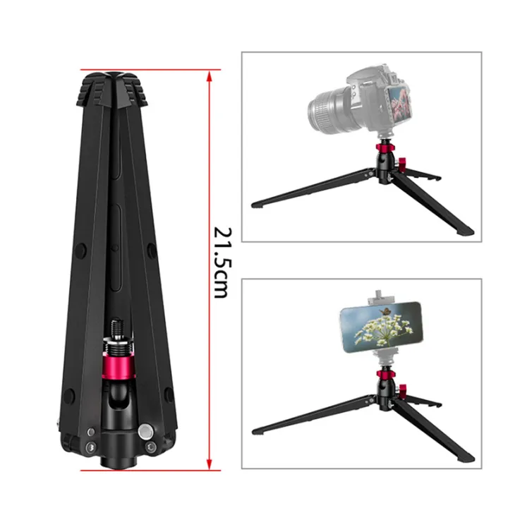 1%20Piece%20Universal%20Mini%20Tripod%20Stand%20Bracket%20Desktop%20Folding%20Stand%20with%203/8%20Inch%20Screw%20Parts%20Accessories%20for%20Phones%20DSLR%20Cameras%20-%20Image%203