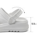 Shoes women's va clogs solea beach sandals 4 summer non-slip ladies 202 closed-toe platform slippers ladies cut-out E. 