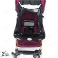 Lightweight Portable Baby Stroller Baby Trolley  Folding Pram for kids From Newborn to 3 Years With Back Rest, Food Tray & Wheel Lock. 