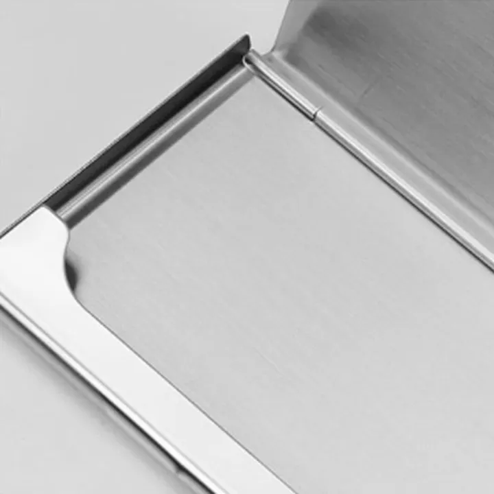 Anti RFID Bank Debit/Credit/ATM Card Holder- Silver | Daraz.com.bd