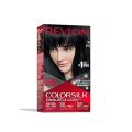 Revlon Permanent Hair Color, Permanent Hair Dye, Colorsilk with 100% Gray Coverage, Ammonia-Free, Keratin and Amino Acids, 10 Black.