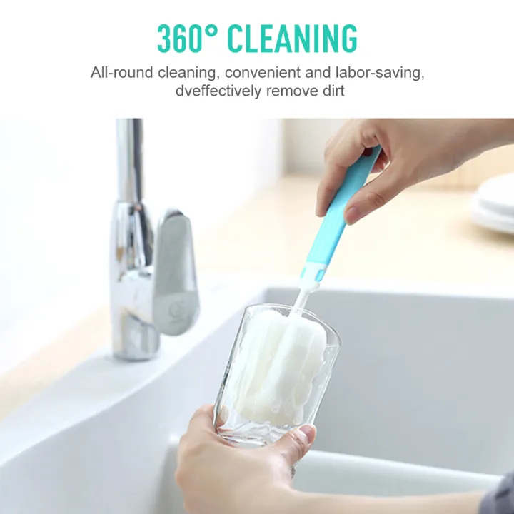 Draduo%20Sponge%20Cleaning%20Brush,Detachable%20Long-Handled%20Sponge%20Cleaning%20Cup%20Brush,Vacuum%20Cup%20Cleaning%20Brush%20Bottle%20Cooler%20Cleaning%20Tool,%20Plastic%20Long%20Handle%20(Green%20handle1%20Packs)%20-%20Image%203
