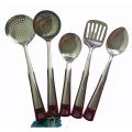 Stainless Steel Spoon Multi Design 5 pieces set. 