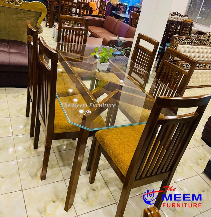 Dining Table 6 Chair Set full Mahogany Kather