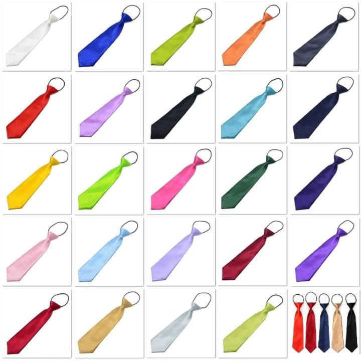 Kids boys necktie Baby Tie school easy ties for children small