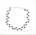 Trendy Fashionable Pearl Choker Necklace for Girls Simple Stylish- Rhinestone Charm Chain Necklaces for Women Party Accessory New Collection.