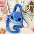 Disney Lilo Stitch Plush Toys Kawaii Plush Messenger Bag Girl Handbag Anime Stuffed Toys Children Cartoon Plushie Soft Bag Toy. 