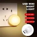 USB Plug Lamp Mini Night Light Computer Mobile Power Charging Small Book Lamps LED Eye Protection Reading Light Desk Lighting. 